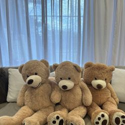 3.5FT Bears For Sale! Good As New