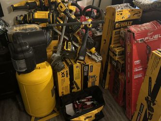 Nice dewalt And ryobi And Milwaukee Tools Available 