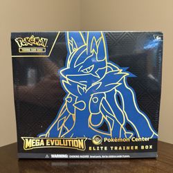 Pokemon Mega Evolution Pokemon Center Elite Trainer Box Lucario