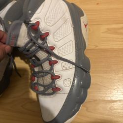 Jordan 9 Fire Red Grey