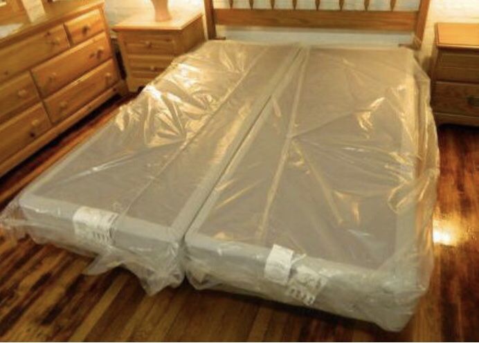 New In Plastic - Queen Size Split Box Springs for Sale in Mount Pocono ...