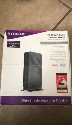 Netgear N600 WiFi cable Modem router