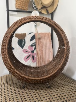 Rattan/Wicker Circular Basket