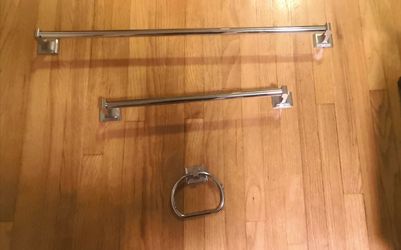 Towel Bars and Ring set