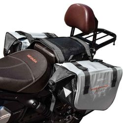 AFISHTOUR Saddle Bags for Motorcycles, Waterproof 40L