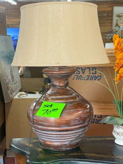 Pair of Large Tuscan Rustic Table Lamps