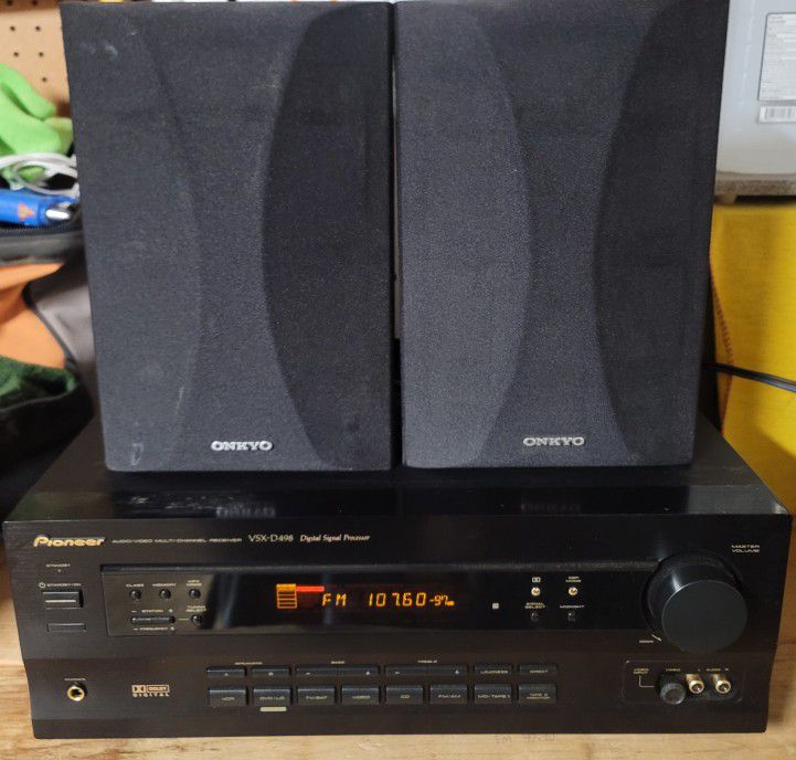 Pioneer audio/video Multi-Channel receiver VSX-D498