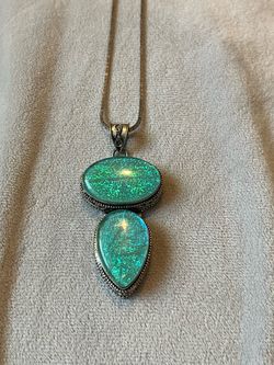 Sterling silver pendant and Italian chain