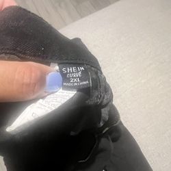 SHEIN 2xl Black Skinny Jeans