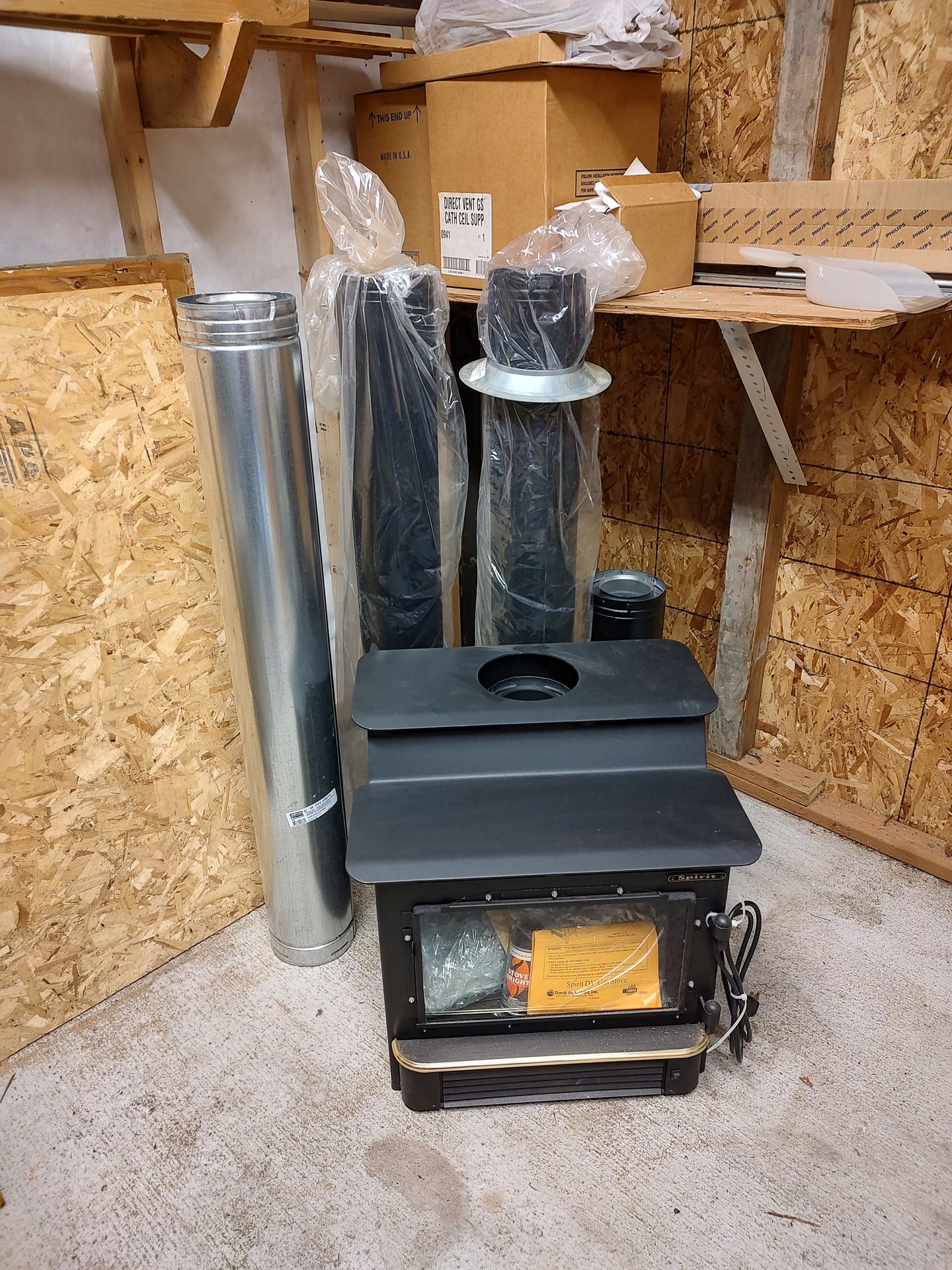 New natural gas or propane stove