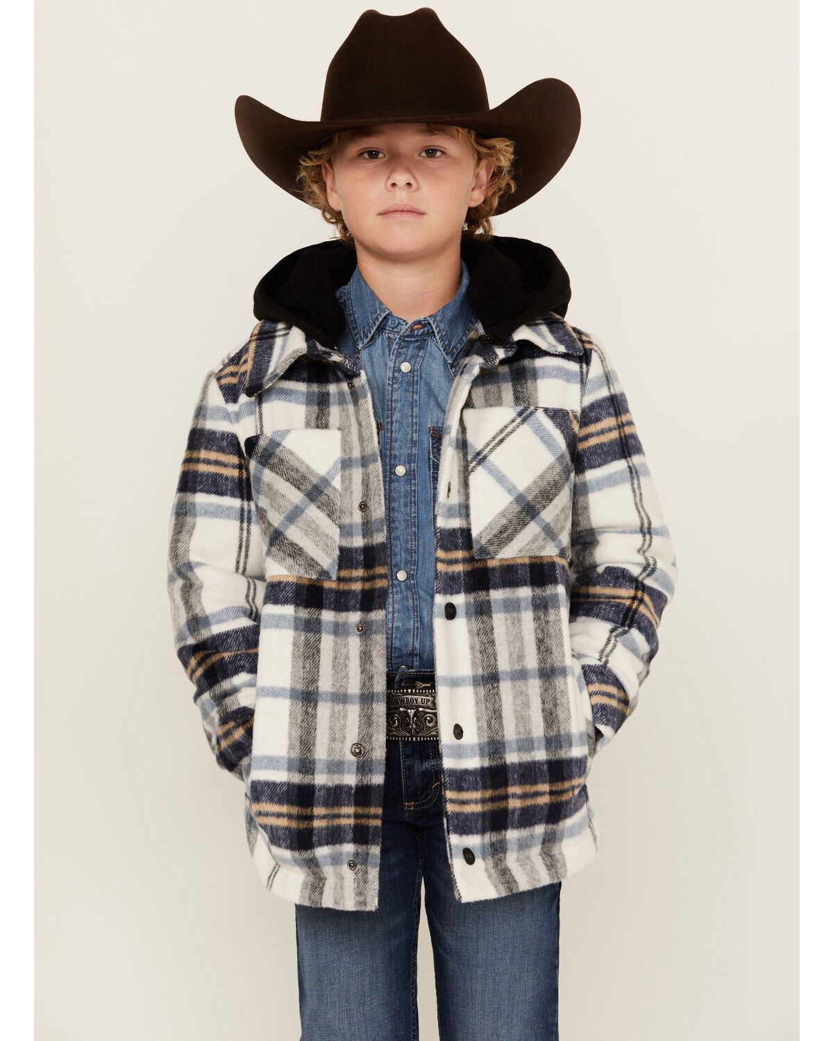 Urban Republic Youth Boys Plaid Jacket