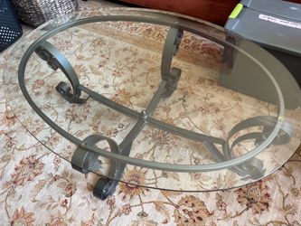 Iron coffee table