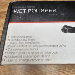Variable Speed Wet Polisher