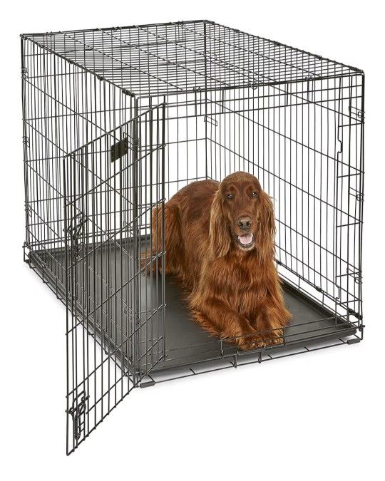 42" Collapsible Dog Crate $40