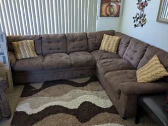 Brown sofa sectional
