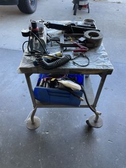 Heavy Duty Metal Cart Available 