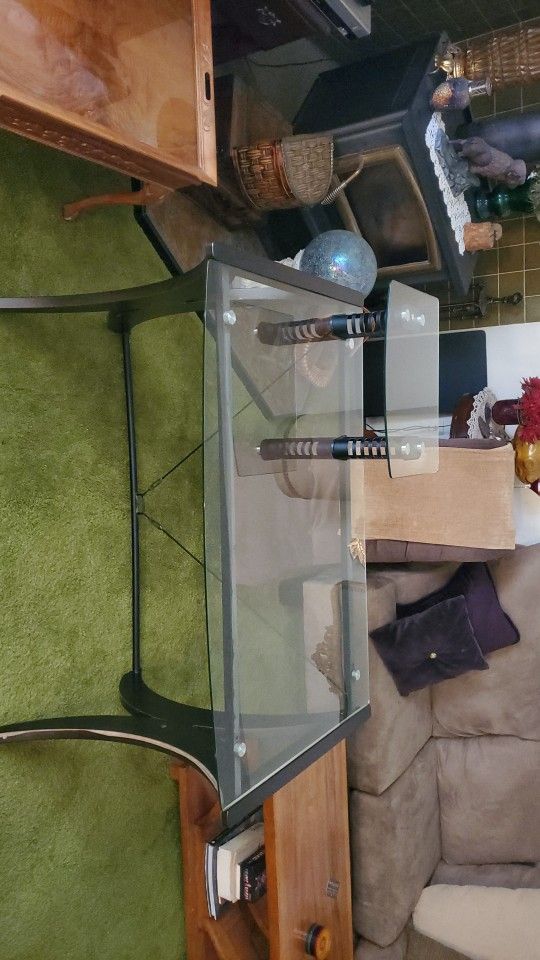 Glass Desk