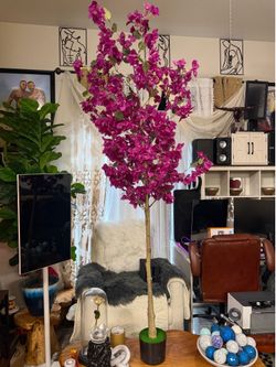 Artificial (faux) bougainvillea tree.