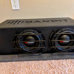 Brand New 6.5 Inch Loaded Subwoofer Enclosure 1600 Watts