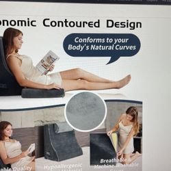 Adjustable 3pcs Orthopedic Bed Wedge Pillow Set