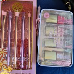 Makeup Brushes And Nail Polish 