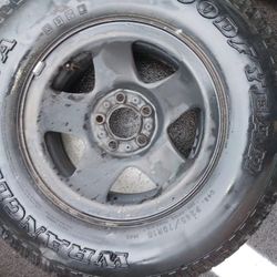 New Tire And Spare Rim