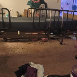 Hospital Bed And Table