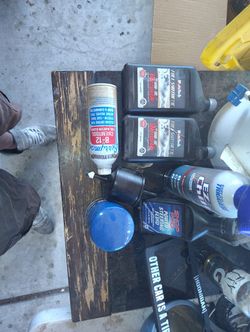 Misc Fluids For Car Maintenance List Below Plus Brand New Fuel Filter And Oil Filter