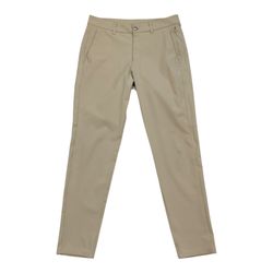 Lululemon Commission Pants Sz 31 Mens Beige Flat Front Chino ABC Warpstreme Gym