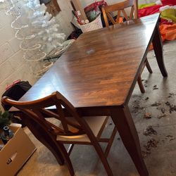 Table And 4 Chairs 