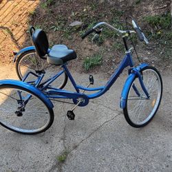 Single Speed 3wheel Adult Bike Ready To Ride 