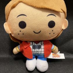 Back to the Future Marty McFly Kawai Michael J Fox Plush Universal 7” Toy