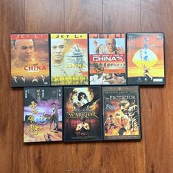Martial Art DVD Lot #2 of 7 Movies - Jet Li and Tony Jaa