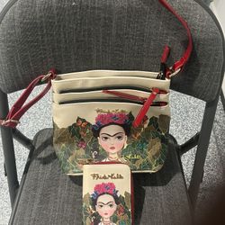 Frida Kahlo Purse W/ Wallet 