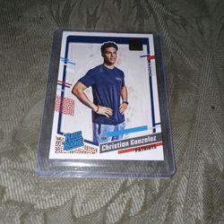 Christian Gonzalez Rookie