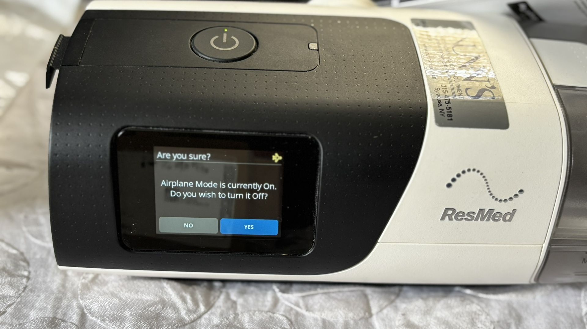 ResMed AirSense 11 Auto Bi-Level Bipap With Humidifier & ClimateLineAir Heated Tubing mask bundle