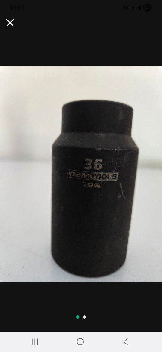 36mm Impact 1/2 " Deep Socket $20