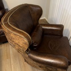 Leather Cow Hide Chair 