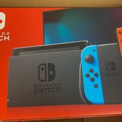 Nintendo Switch Neon Blue Neon Red Joy Con NEW