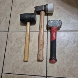 Milwaukee 3 Lb Sledge Rubber Mallet Hardwood Floor Mallet