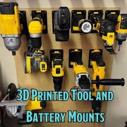 Dewalt Tool And Battery Mounts