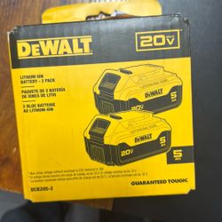 20V MAX Premium Lithium-lon 5.0Ah Battery Pack (2 Pack) 