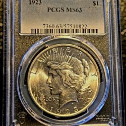 1923 PCGS MS63