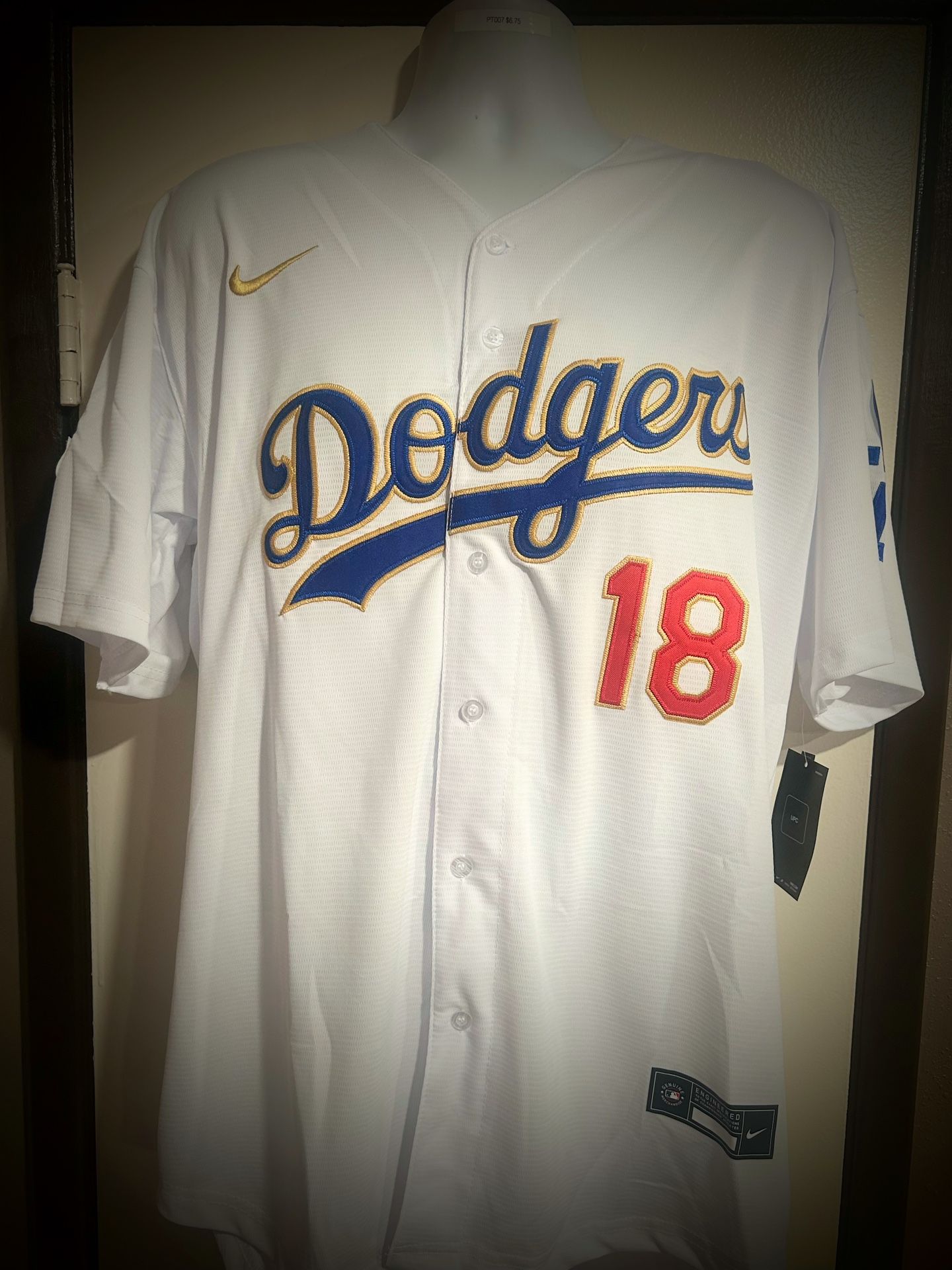 Los Angeles Dodgers #18 Yoshinobu Yamamoto ccWS Champion Baseball Jersey - S.M.L.XL.2X.3X