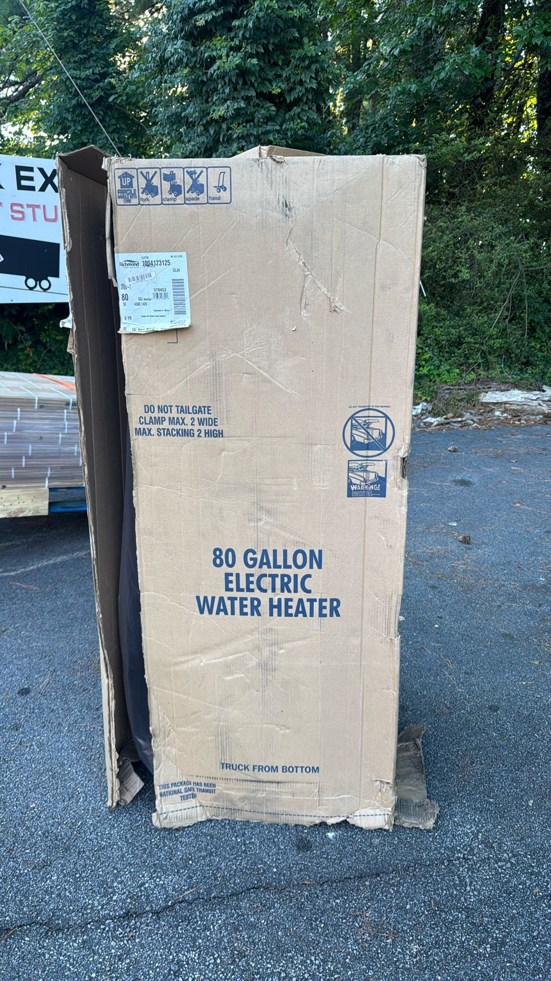 Richmond 80 Gal. Tall 4500-Watt Solar Electric Water Heater with Universal Connect and 6-Year Warranty