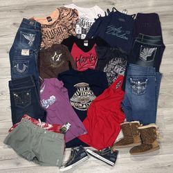 Women’s Y2k Clothes All Sizes Harley Juicy Ed Hardy