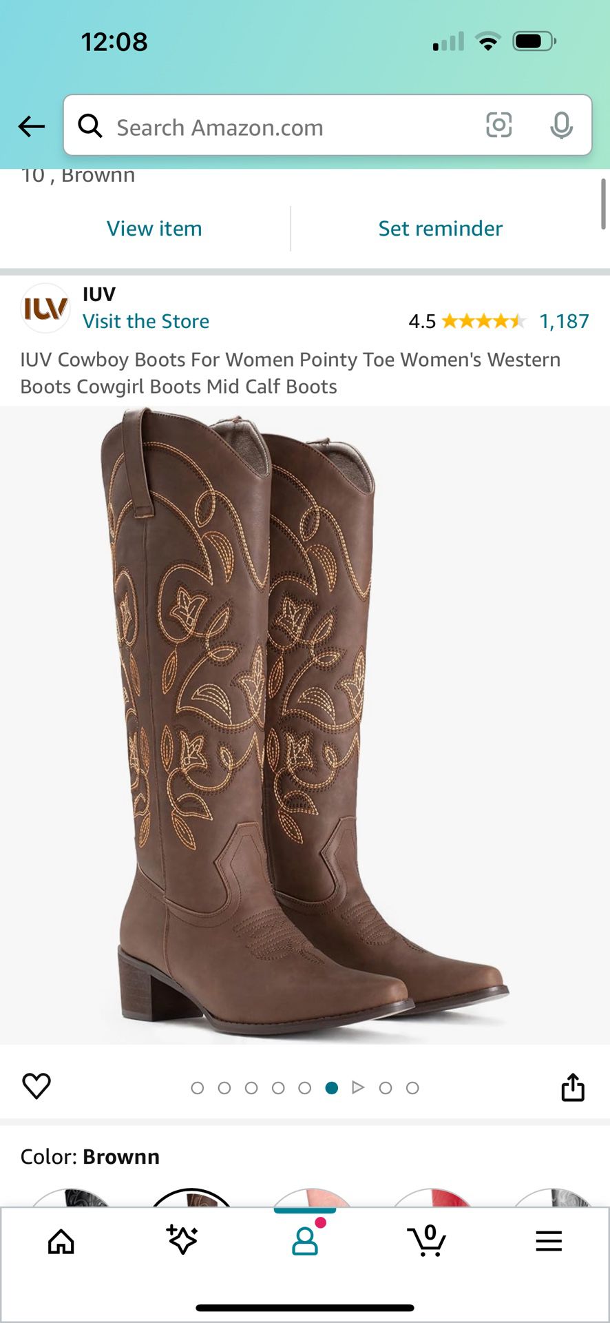 IUV Cowboy boots for Women