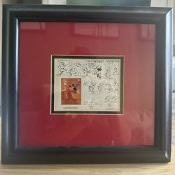 Disney Mickey Mouse "The Sorcerer's Apprentice" RX-1 Framed STAMP