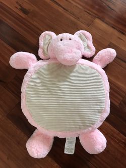 Baby pillow pink elephant