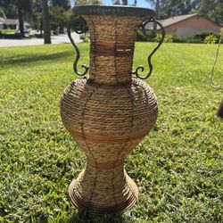 Rattan Vase